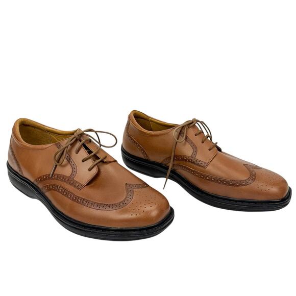 Dr. Comfort | Shoes | Dr Comfort Wing Brown Leather Oxford  display picture 3